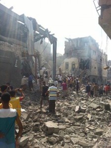 عدن انهيار عمارة الطيب1