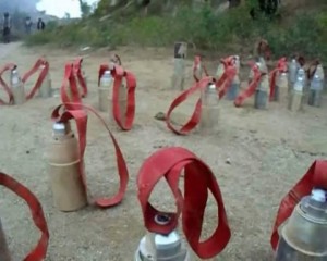 صور لقنابل عنقودية أُلقيت اليوم2