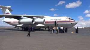 طائرة المساعدات الروسية