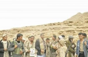 فهد القرني مع المرتزقة