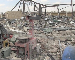 قصف كلية المجتمع