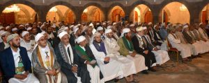 الحوثي في لقاء العلماء2