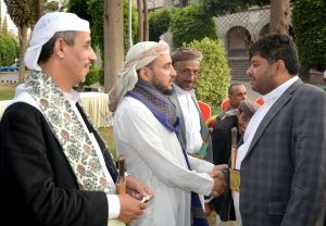 الحوثي في لقاء العلماء3