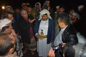 رئيس اللجنة الثورية يتفقد المناطق المتضررة من سيول الأمطار2