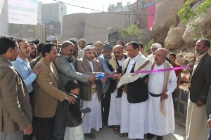 افتتاحُ مبنى مكتب النظافة في المنطقة الأولى بمديرية صنعاء القديمة